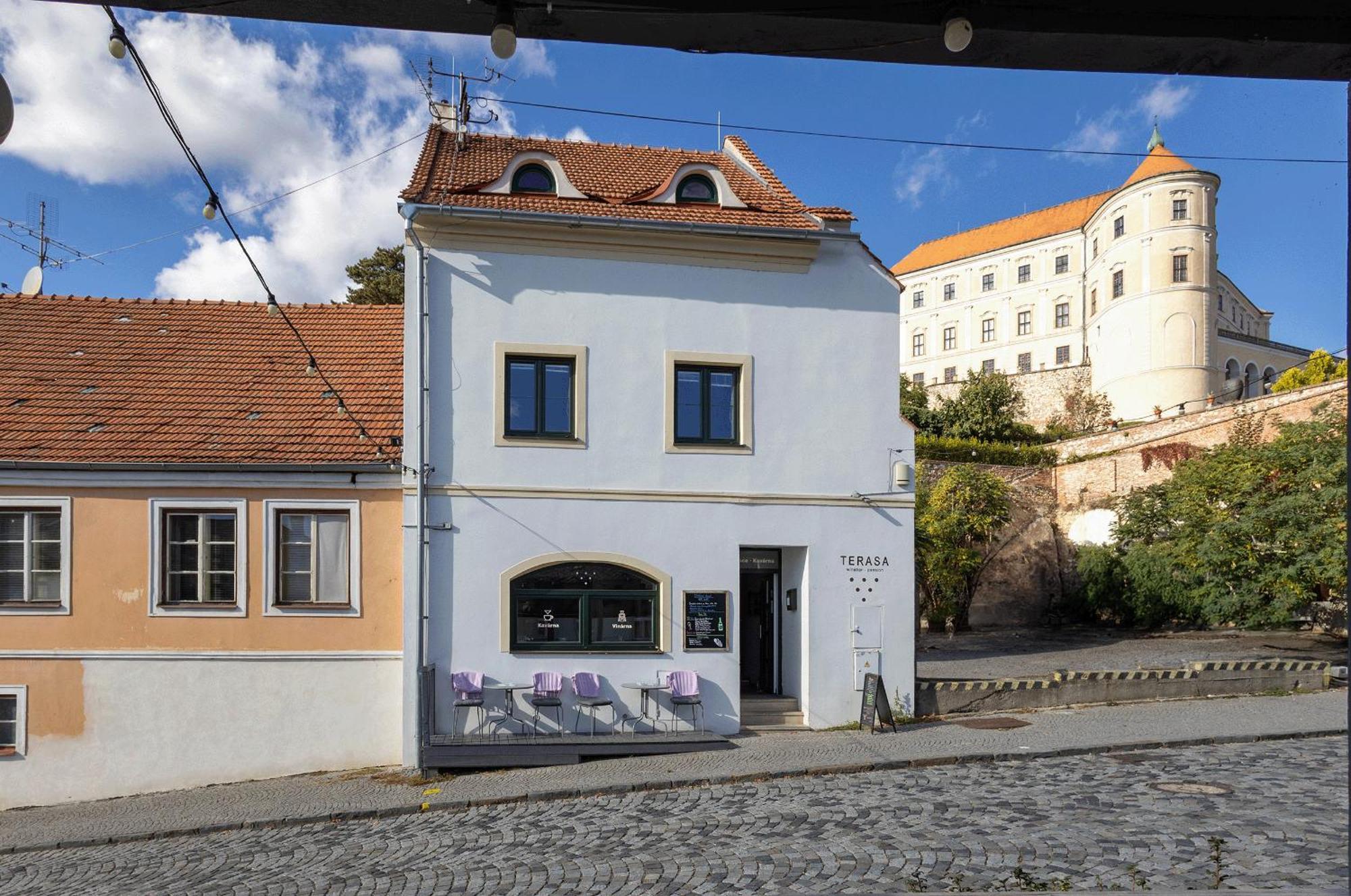 Penzion Terasa Cibulka Mikulov Esterno foto